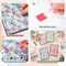 4 Pcs Diamond Painting Notebook for Adults, Diamond Art Journal DIY Art Kits Sets A5 Leather Painting Sketchbook Back to School Supplies Gifts for Adults Beginners(Spring Floral)